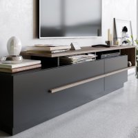 Consola TV Pia Negru 180x46.4x38.9 cm - 3