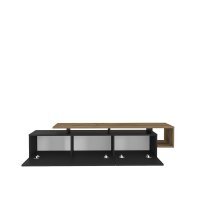 Consola TV Pia Negru 180x46.4x38.9 cm - 5