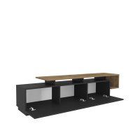 Consola TV Pia Negru 180x46.4x38.9 cm - 6