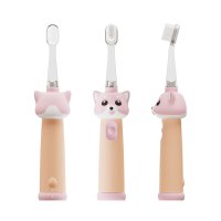 Periuta de dinti electrica Vitammy ePUPPY Roz pentru copii 0-6 ani, cu lumina LED, 24.000 de miscari sonice pe minut, 2 capete periuta incluse, 2 moduri de functionare si timer - 1