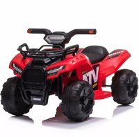 Atv electric pentru copii Nichiduta Champion Red cu doua viteze, Acumulator 6V 4Ah, Roti rezistente, Suport picioare, Manere ergonomice, Efecte sonore, Faruri cu lumini LED,Pornire la buton, Pedala acceleratie - 1