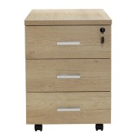 Sertar mobil Lotus in culoare stejar-gri inchis 40x47x55cm - 3