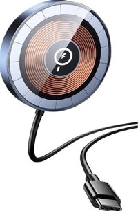 Incarcator wireless magnetic de 20W cu design transparent si LED Andowl Q PD01 - 1