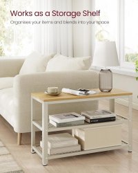 Pantofar Vasagle Alb 30 x 73 x 45 cm - 5