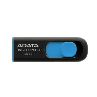 ADATA DashDrive UV128 V128, memorie USB 128GB, USB 3.0, negru si albastru - 1