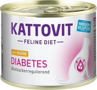 Kattovit Diabetic Pui, Hrana Umeda pentru Pisici, 185 g - 1