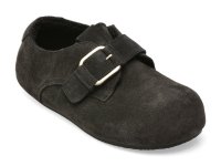 Pantofi gri GRYXX 3712 din piele intoarsa cu inchidere Velcro - 1