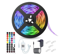 Kit Banda LED RGB Andowl Q T168 de 5 Metri Sincronizare Muzicala Bluetooth Controlul Aplicatie - 1