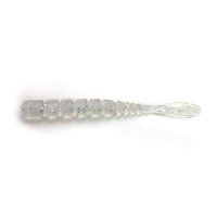 Grub Mustad Aji Micro Fla, Clear Silver Glitter, 5cm, 15buc/plic - 1