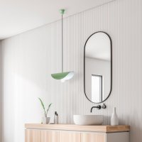 Candelabru Opviq din metal, menta, inaltime reglabila 17-106 cm - 2
