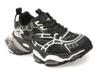 Pantofi sport GRYXX negri, 66601, din material textil - 1