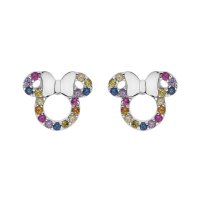 Cercei Disney Minnie Mouse din Argint 925 cu Cubic Zirconia Colorate - 1