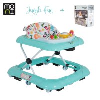 Premergator cu panou interactiv Moni Jungle Fun Plus Mint - 1