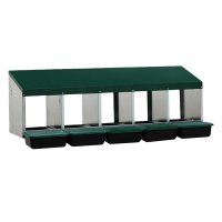 Cuibar gaini si pasari cu 5 compartimente, MG-05 PROFI cu colector de oua - 1