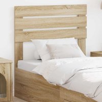 Tablie de pat cu LED albastru inchis, 147x16x78/88 cm din catifea - 2