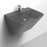 Lavoar suspendat Celesta Coral 55x35x45 cm antracit - 1