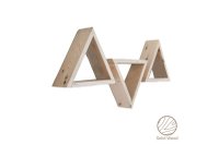 Raft de perete, Pako Word, Lemn, 33x9x29 cm - 4