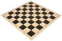 Tabla de sah din vinil negru, 57 mm - 1