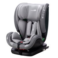 Scaun auto FreeON Trex pentru copii I-Size 76-150 cm, cu Isofix si Top Tether, reglabil, conform ECE R129, Grey - 1