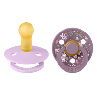 Set 2 suzete Colour Chamomile Lawn Latex tetina rotunda 6 luni+ MauveViolet Sky - 5