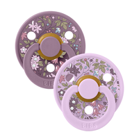 Set 2 suzete Colour Chamomile Lawn Latex tetina rotunda 6 luni+ MauveViolet Sky - 1