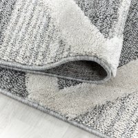Covor Gri Pisa V7 80x80 cm - Design Modern pentru Orice Spatiu - 4