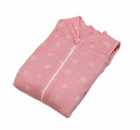 Sac de dormit cu picioruse KidsDecor 1 tog Stars in your eyes Pink 110 cm - 1