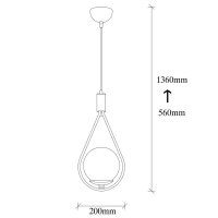 Lustra Mudoni - MR - 937 Negru - 5