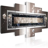 Tablou - Golden frame 200x100 cm - 1