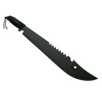 Maceta de vanatoare IdeallStore®, Eagle Knife, 49.5 cm, otel inoxidabil, negru, teaca inclusa - 3