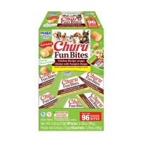 Churu Dog Fun Bites, Recompense Caini, Pui & Dovleac, 12 g x 8 buc (96 g) - 1