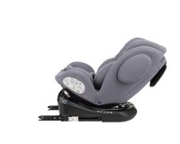 Scaun auto pentru copii cu ISOFIX KikkaBoo I-Felix LightGrey,certificat I-Size 40-150cm,R129,SPS-protectie impact lateral, tetiera reglabila 11 pozitii,sezut rotativ,5 pozitii inclinare spatar,centura top tether,reductor - 2