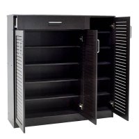 Dulap Pantofi Sante 30 Perechi Wenge 120x37x123 cm - 3