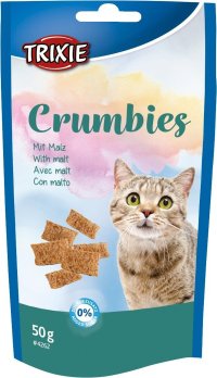 Recompense pentru Pisici cu Malt, Trixie Crumbies, 50 g - 1