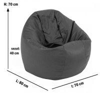 Fotoliu Relaxo XL Panama Pink - Puf cu Perle de Polistiren de la Pufrelax - 1