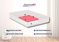 Saltea cu memorie Somnart Silver Relax 200 x 200 x 24 cm cu husa tricot silver - 2
