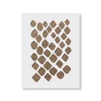 Sablon Perete vopsire, tencuiala 0.7mm Snakeskin Refolosibil, model MXSP7205, 100 x 100 mm - 2