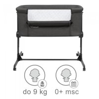 Patut Kidwell SNUZZY cu laterala culisanta, gri inchis - 4