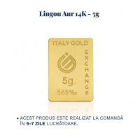 Lingou de Aur 14K Personalizat de 5g - 1