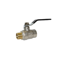 Robinet cu sfera Mistral M/F 1'' cu maneta neagra - TIEMME - 1
