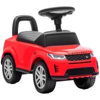 AIYAPLAY Mașinuță pentru Copii Licențiată Land Rover cu Claxon și Spațiu de Depozitare, 65,5x28x42 cm, Roșu | Aosom Romania - 1
