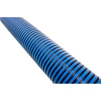 Furtun vidanja, 63mm, Superelastico, PVC moale armat cu spirala rigida din PVC - 1