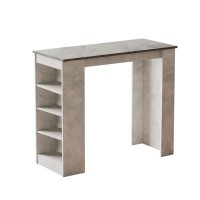 Masa de bar Hanah Home, gri, din PAL melaminat, 120 x 51.6 x 101.8 cm - 6