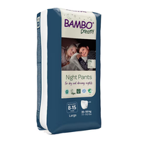 Scutece chilotel Eco, Dreamy Night, Unisex, Large, 8-15ani, 35-50kg, 10 bucati, Bambo Nature - 1