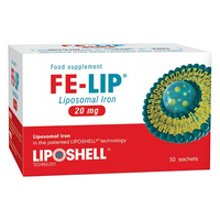 Fier Lipozomal FE-LIP, 20 mg, 30 plicuri, Liposhell - 1