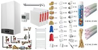 Pachet de incalzire pentru apartament cu 3 camere - Centrala Ariston CLAS ONE+ WI-FI 24 kW - 1