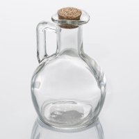 Ulcior sticla, manual, dop pluta, capacitate 160ml, transparent - 1