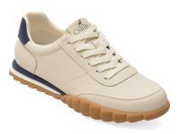 Pantofi sport CARIBU albi, V260007, din piele naturala - 1