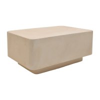 Măsuță de cafea Nerde Pako, Crem, 90x60x38 cm - Design modern și funcționalitate - 2