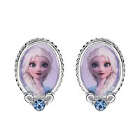 Cercei Disney Frozen Elsa - Argint 925 si Cristale Colorate - 1